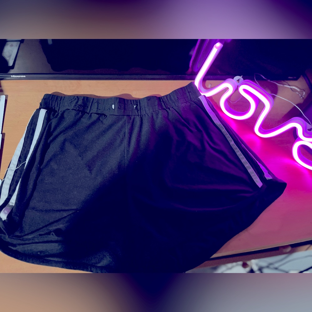 Black comfy shorts